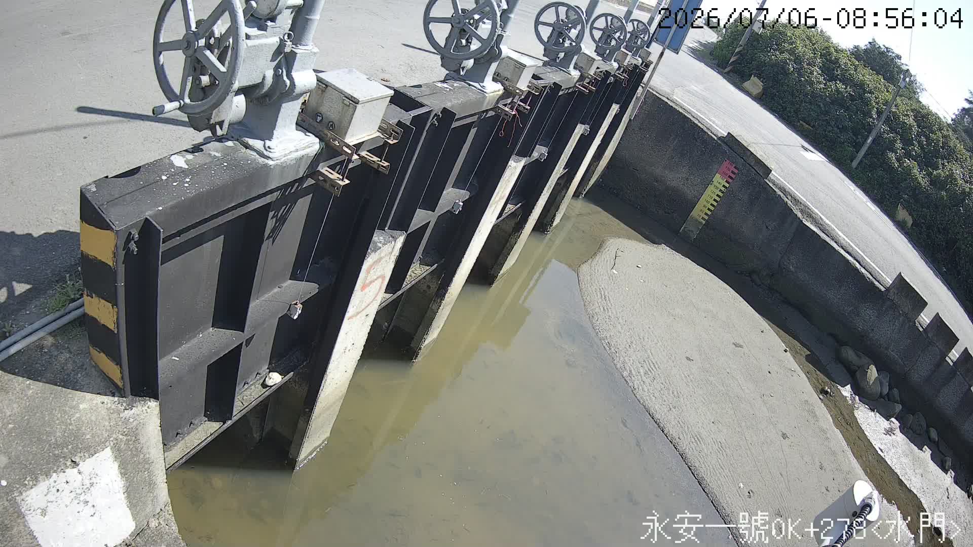 桃園市感潮段永安一號海堤 0K+278 監視器(內水)