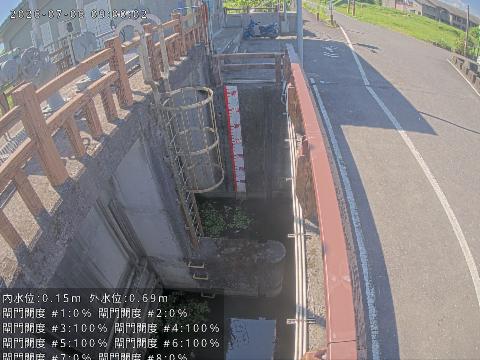 五結平行排水路防潮閘門