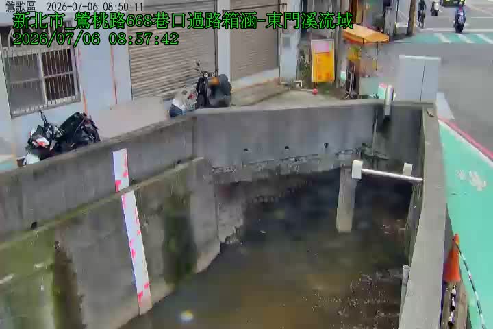 鶯桃路668巷口過路箱涵
