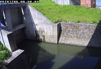 溪洲排水門(疏洪)內水位