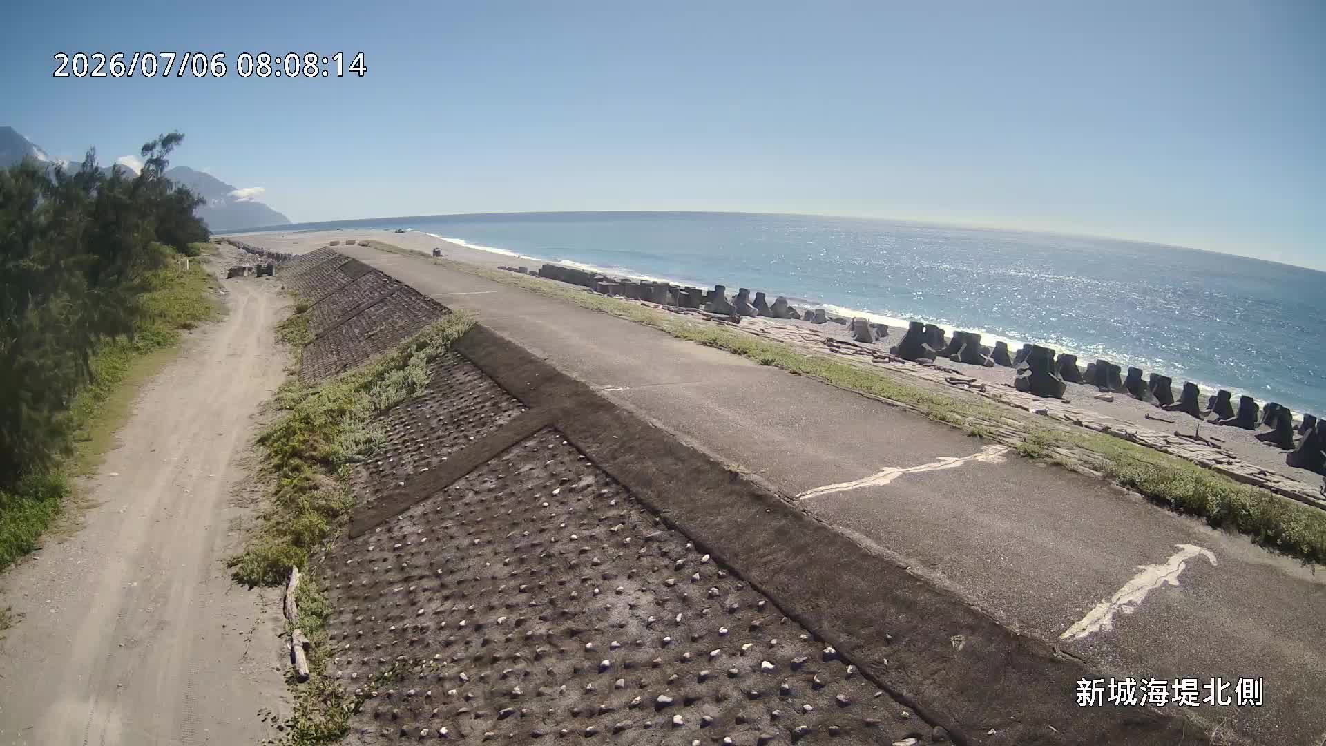 新城海堤北側