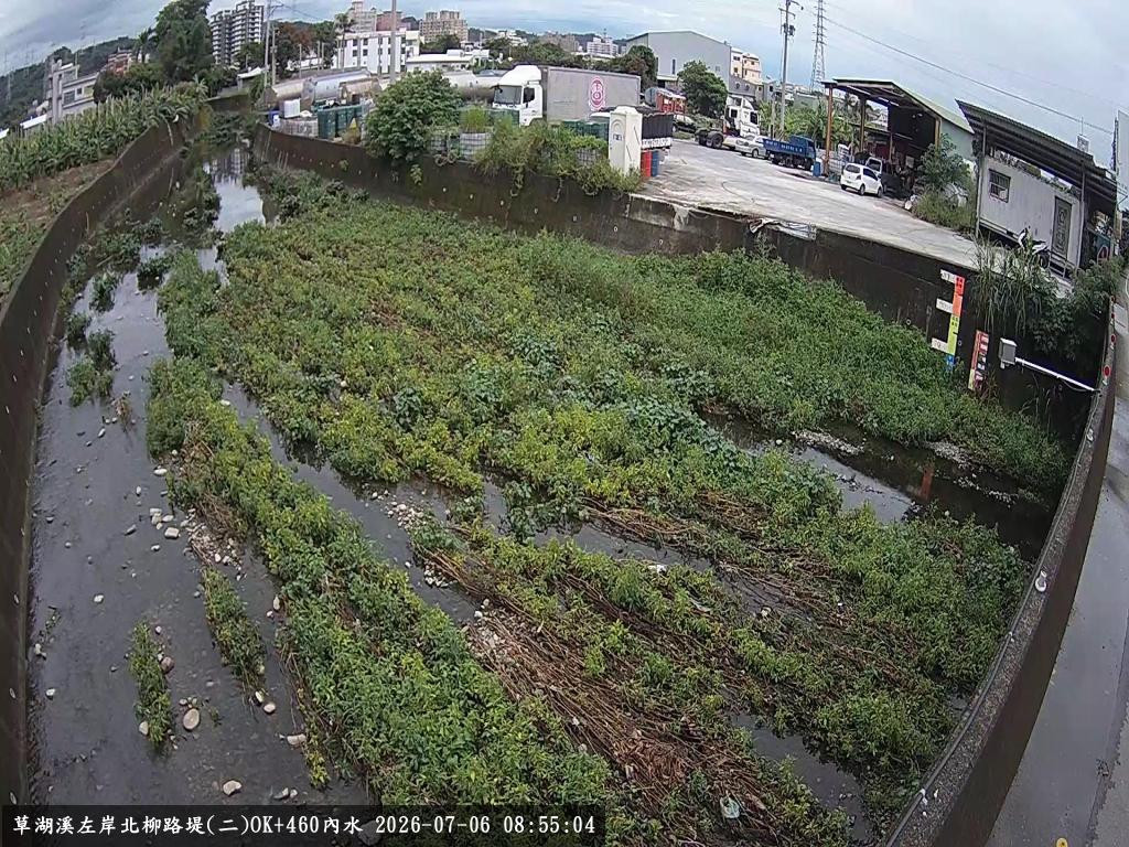 草湖溪左岸北柳路堤(二)OK+460